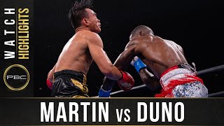 Martin vs Duno HIGHLIGHTS January 1 2022  PBC on FOX [upl. by Cohette]