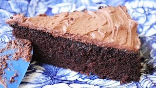 Quick amp Easy Chocolate Cake  No eggs No butter One bowl [upl. by Jonette]