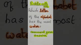 Riddle mentalskillstrending education🤔🤔 [upl. by Ateloiv]