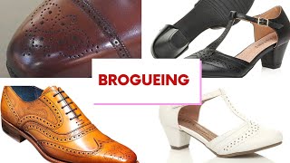 How to make shoesDIY Brogue Shoes Sandal and Slide [upl. by Bloxberg]