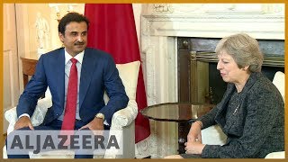 🇶🇦 🇬🇧 Qatars emir in London for talks with British prime minister  Al Jazeera English [upl. by Minardi380]