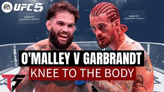 Sean OMalley vs Cody Garbrandt  Knee To The Body  TKO  UFC 5 [upl. by Sajet]