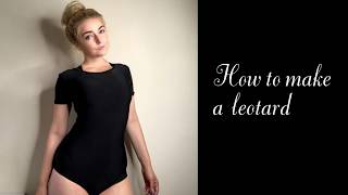 How to make a leotard with sleeves [upl. by Molahs8]