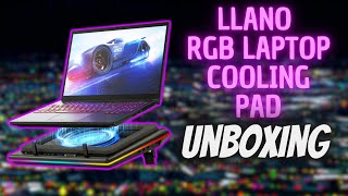 llano RGB Laptop Cooling Pad unboxing [upl. by Babita]