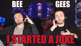 THEY SOUND SO DIFFERENT BEE GEES  I STARTED A JOKE  FIRST TIME REACTION [upl. by Ellynn]