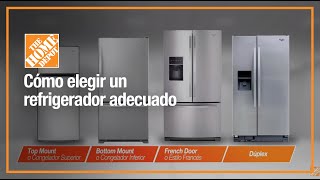 Cómo elegir un refrigerador adecuado  Línea Blanca  The Home Depot Mx [upl. by Euhc]