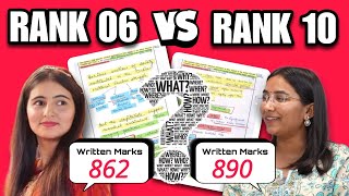 UPSC Mains Rank 6 vs Rank 10 Answer Writing Breakdown [upl. by Jennie951]