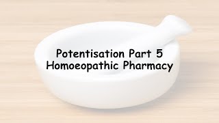 Potentisation Part 5  Trituration  Homoeopathic Pharmacy [upl. by Camella]