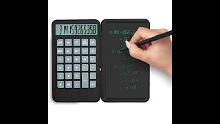 12Digit Desktop Calculator with Portable LCD Handwriting Screen Writing Tablet [upl. by Lynch]