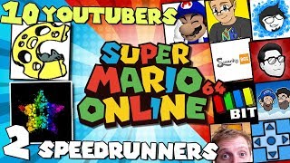 10 YOUTUBERS vs 2 SPEEDRUNNERS SM64 70 Stars ft Cheese05 SimpleFlips SMG4 NathanielBandy [upl. by Elletsyrk]