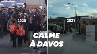 À cause du Covid19 Davos calme comme jamais pendant le Forum économique mondial [upl. by Demetra]