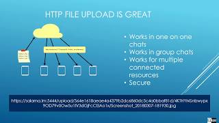 Sending and Receiving Files with XMPP  Http File Upload [upl. by Chemosh903]