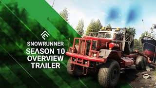 SnowRunner  Season 10 Overview Trailer [upl. by Tnafni]