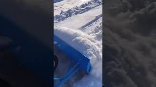 Smart cart plowing snow [upl. by Tanaka136]