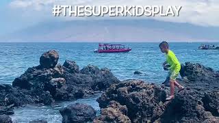 TheSuperKidsPlay go on a Maui lava rock adventure to find fish crabs jellyfish mollusks amp more [upl. by Nylesor]