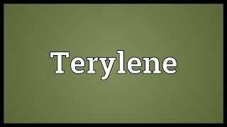 Terylene Meaning [upl. by Joktan]