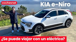 ¿Se puede viajar con un coche eléctrico BarcelonaFinisterre con KIA eNiro  cochesnet [upl. by Rehpotsyrk]