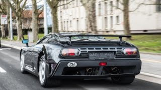 Bugatti EB110 Super Sport  Sound and in Detail [upl. by Cullan]