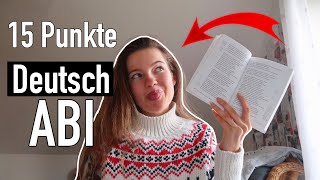 15 PUNKTE im DEUTSCH ABI  So gehts last Minute Abitur Tipps [upl. by Alwitt]