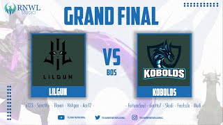 Lilgun vs Kobolds  GRAND FINAL BO5  RNWL Studio Winter 2021  Caster Neo Gegeene [upl. by Otrevire]