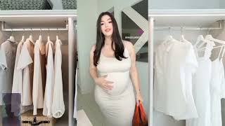 BODYSUIT OUTFIT BEAUTIFUL DRESS 👖TRY ON HAUL AND IDEAS FOR YOU 👗CURVY MODEL FHASIONPLUS SIZE HAUL [upl. by Ynney]