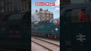 Deltic Thrash locomotive trains deltic diesel trainspotting trainvideo dieselloco [upl. by Jade913]