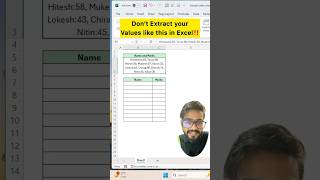 Dont Extract Values in Excel‼️Instead Use Amazing Function excel exceltips exceltutorial shorts [upl. by Taddeo]