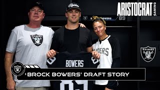 Brock Bowers Is Excited To Join the Silver and Black  My Draft Story  Raiders [upl. by Nannarb]