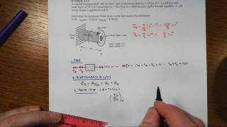 Ex T3 1 Torsion Statically Indeterminate Coaxial Rods [upl. by Aible]