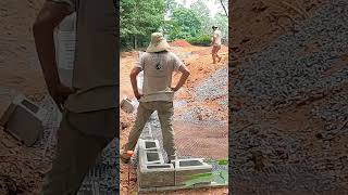 Greensboro Hardscapes Huge Wall Grading Job GreensboroGrading [upl. by Akinahs52]