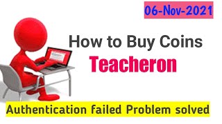 How to buy coins on teacheron  Purchase teacheron coins  online teaching websites [upl. by Egbert]