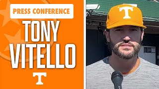 Tennessee baseball coach Tony Vitello previews start of Volunteers 2024 season I Tennessee Vols [upl. by Leirej]