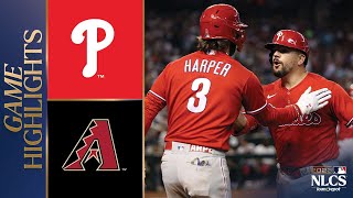 Phillies vs Dbacks NLCS Game 5 Highlights 102123  MLB Highlights [upl. by Eiralav]