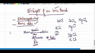 Whats the REAL Secret to Ionic Bond Strength [upl. by Anaicilef]