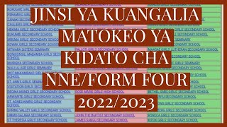 JINSI YA KUANGALIA MATOKEO YA KIDATO CHA NNEFORM FOUR20222023 [upl. by Adkins]