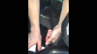 How to Install a rearfacing Britax Marathon Classic using a seat belt  rearfacing tether [upl. by Kliment956]