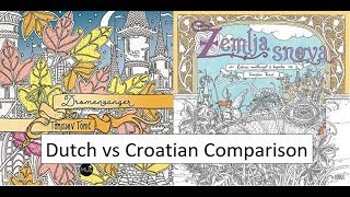 Dromenvanger and Zemlja Snova  Comparison of the Dutch and Croatian editions [upl. by Nirrej]