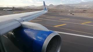 Condor Boeing 757300 takeoff from Tenerife South [upl. by Ylatfen]