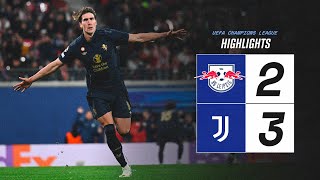 HIGHLIGHTS UCL  RB Leipzig 23 Juventus  Dusan and Conceição pull off an amazing COMEBACK [upl. by Giffy]