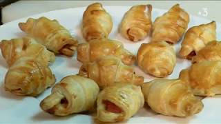 Croissants au jambon express pour lapéro [upl. by Haymo]