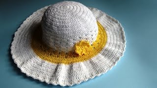 Crochet Sun Hat Heklani letnji šešir [upl. by Howlend]