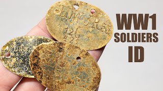 WW1 German Soldiers Dog Tags Restoration Type Of 1878 [upl. by Vitia]