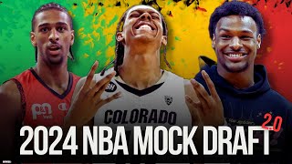 2024 NBA Mock Draft  Who will go 1 [upl. by Raul]