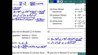 Erklärfilm Berechnung Seiten und Winkel im rechtwinkligen Dreieck [upl. by Laural884]