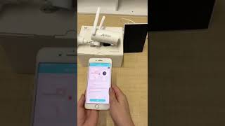 How to connect ANRAN wireless battery solar camera on Cloud Edge APP [upl. by Dnomse646]