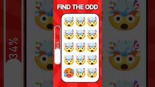 FIND THE ODD EMOJI OUT by Sportting The Difference 1110 💥  Odd One Out Puzzle [upl. by Acireh]