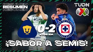 HIGHLIGHTS  Pumas 02 Cruz Azul  CL2024  Liga Mx 4tos  TUDN [upl. by Boni]