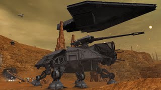 Star Wars Battlefront 2 2005  Geonosis  Republic side with Tech [upl. by Annavaig332]