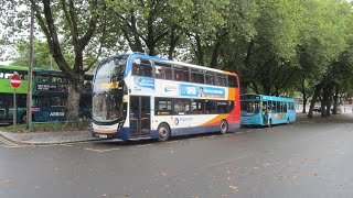 Buses In Liverpool City Centre [upl. by Ahsekam]