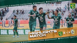 HIGHLIGHTS MATCH  PERSEBAYA 2  1 PSS SLEMAN  OFFICIAL PERSEBAYA [upl. by Sinne]